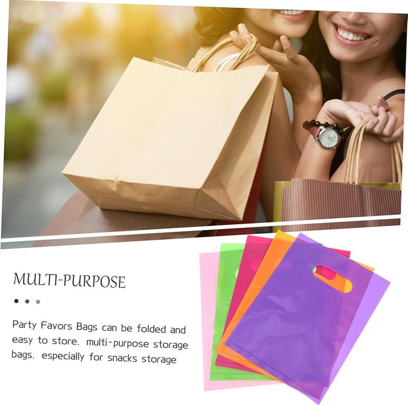 Flat Mouth Plastic Candy Bags 50pcs for Party Favors Snacks Storage Multi Use Containers - Image 2
